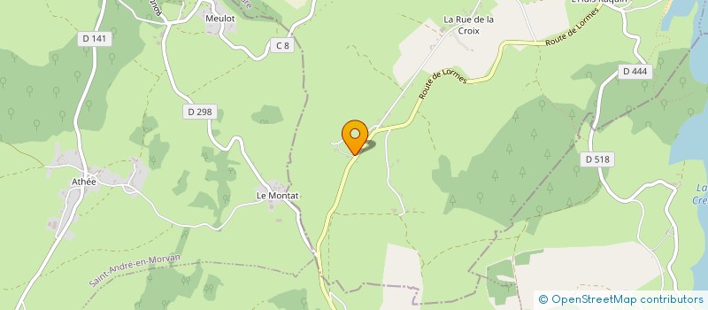 localisation de l'entreprise AMANA FRUITS ET LEGUMES à CHASTELLUX-SUR-CURE