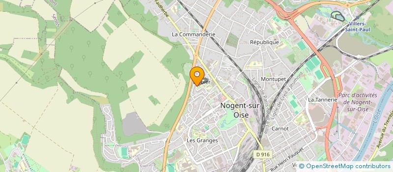 localisation de l'entreprise AMANA LOGISTICS à NOGENT-SUR-OISE