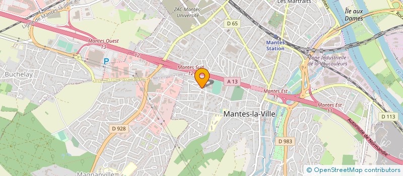 localisation de l'entreprise AMANA MESSAGERIE EXPRESS à MANTES-LA-VILLE