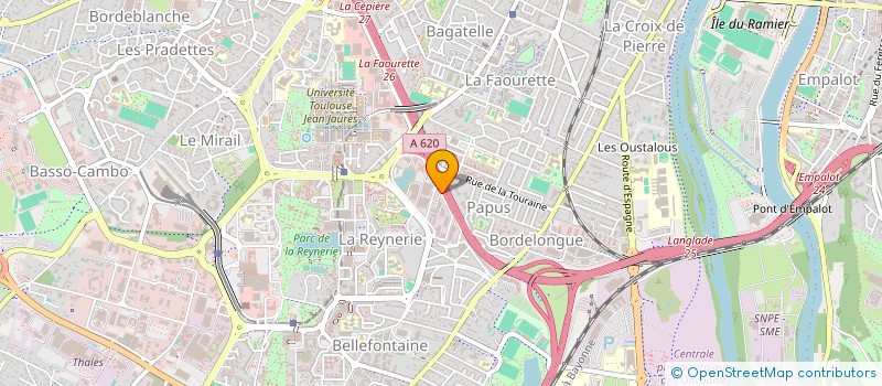 localisation de l'entreprise AMANA SERVICE à TOULOUSE