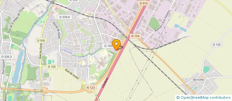 localisation de l'entreprise AMANA SERVICES  LE COUDRAY