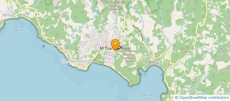 localisation de l'entreprise AMANA YA MAISSARA à BANDRABOUA
