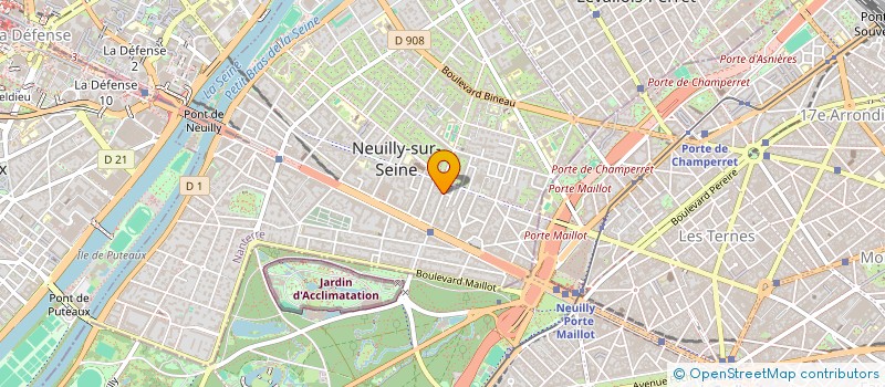 localisation de l'entreprise AMANAAT à NEUILLY-SUR-SEINE