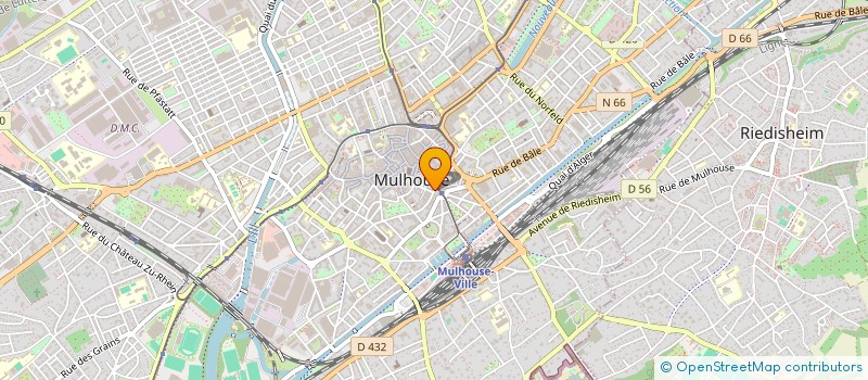 localisation de l'entreprise AMANADIS à MULHOUSE