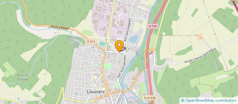 localisation de l'entreprise AMANAIS à LOUVIERS