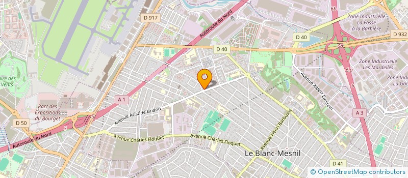 localisation de l'entreprise AMANATE à LE BLANC-MESNIL