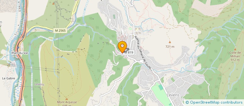 localisation de l'entreprise AMANAXALE  LEVENS