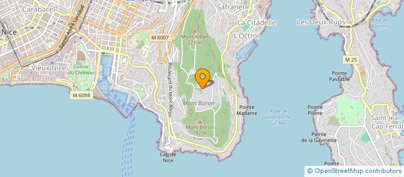 localisation de l'entreprise AMANBA à NICE