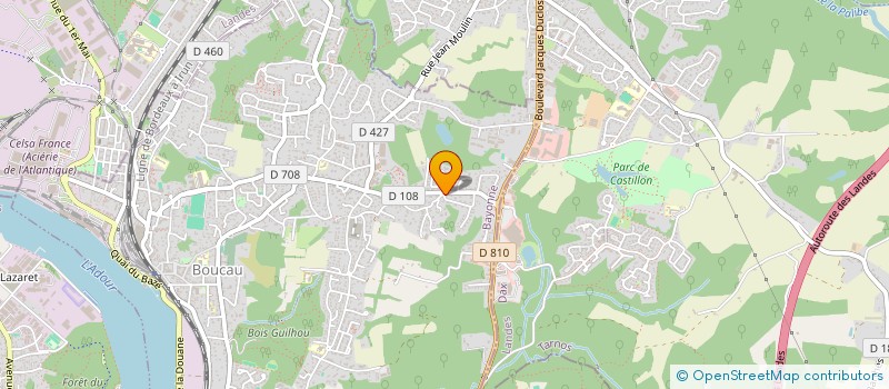 localisation de l'entreprise AMANCAY  BOUCAU