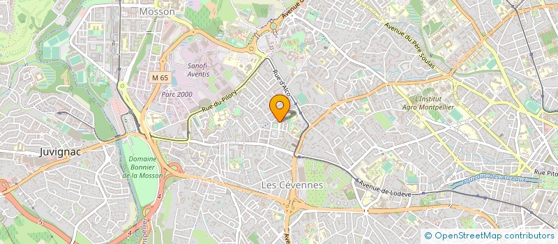 localisation de l'entreprise AMANCHAR & FRERES à MONTPELLIER