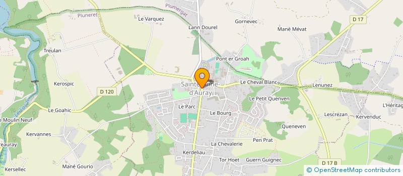 localisation de l'entreprise AMAND'OUCE à SAINTE-ANNE-D'AURAY
