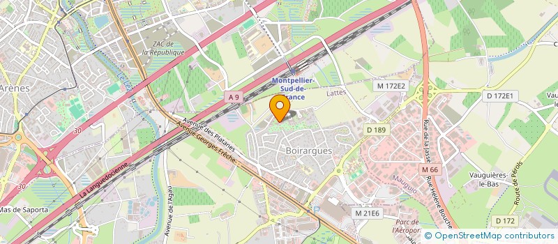 localisation de l'entreprise AMANDA DESRAVINES CONSULTING à LATTES