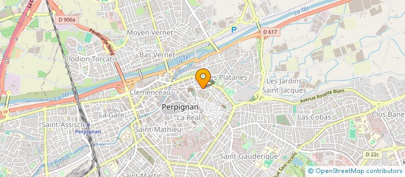 localisation de l'entreprise AMANDA YOGA à PERPIGNAN