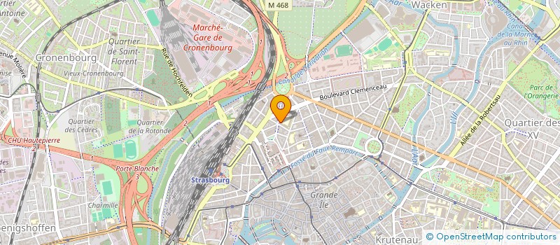 localisation de l'entreprise AMANDE ET CANNELLE à STRASBOURG