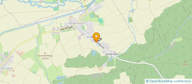 localisation de l'entreprise AMANDE EVENEMENTIEL  HAGENBACH