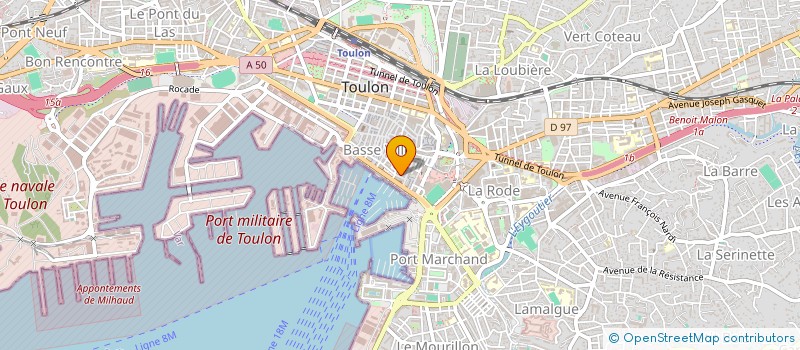 localisation de l'entreprise AMANDELO  TOULON