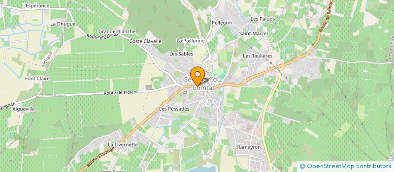 localisation de l'entreprise AMANDES DE LA RENJARDIERE à SERIGNAN-DU-COMTAT