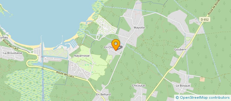 localisation de l'entreprise AMANDIBURCK  BISCARROSSE