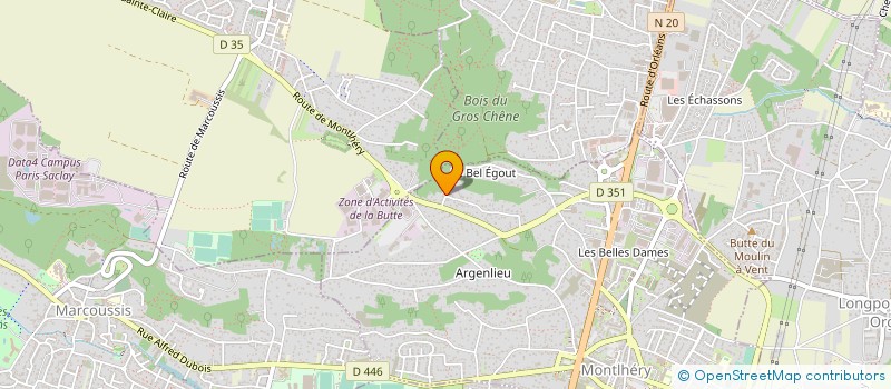 localisation de l'entreprise AMANDIE  MONTLHERY