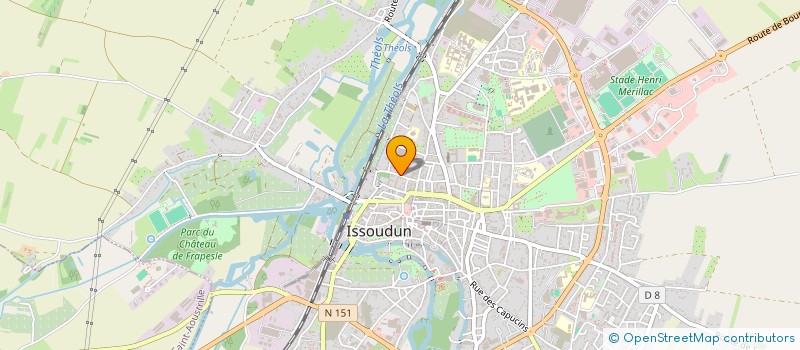 localisation de l'entreprise AMANDIER 29 à ISSOUDUN