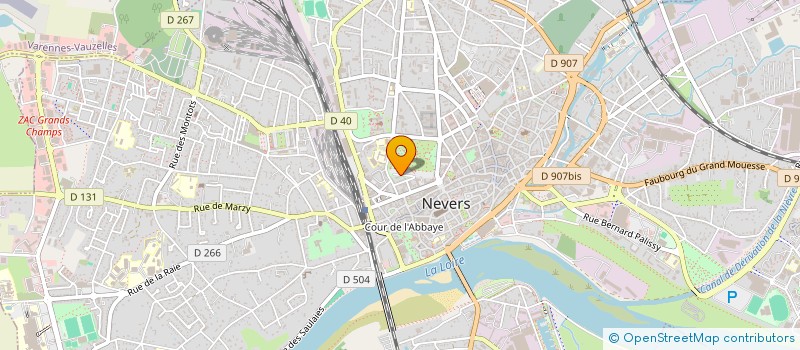 localisation de l'entreprise AMANDIERS à NEVERS