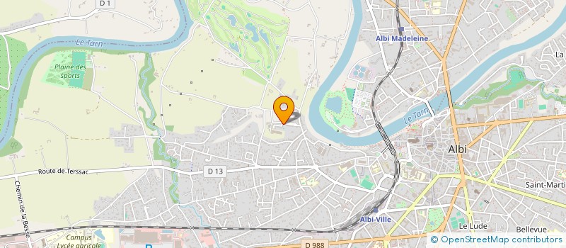 localisation de l'entreprise AMANDIERS-CANAVIERES à ALBI