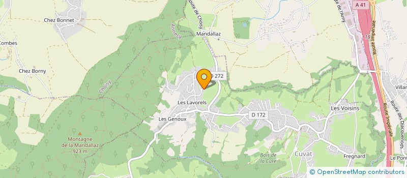 localisation de l'entreprise AMANDIERS LOT9  CUVAT