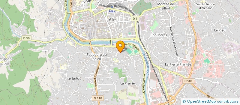 localisation de l'entreprise AMANDIM  ALES