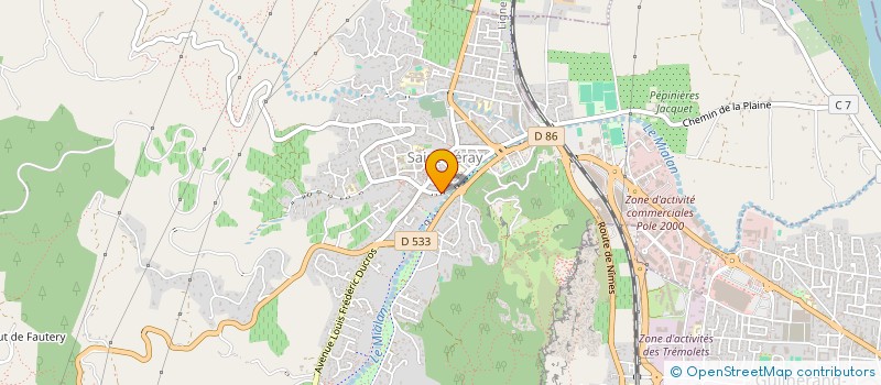 localisation de l'entreprise AMANDIM' à SAINT-PERAY