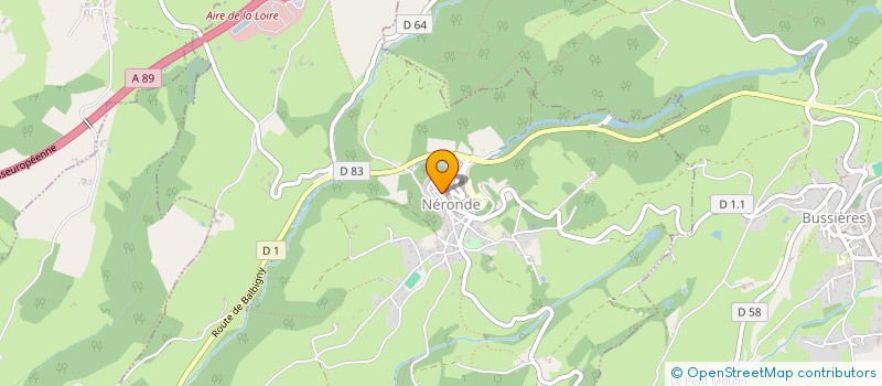 localisation de l'entreprise AMANDINA'TIF  NERVIEUX