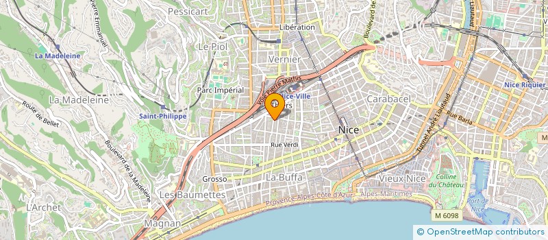 localisation de l'entreprise AMANDINAUTO à NICE