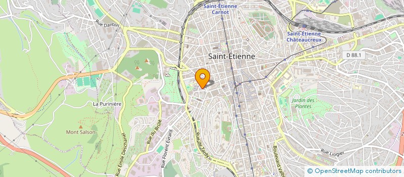 localisation de l'entreprise AMANDINE  SAINT-ETIENNE