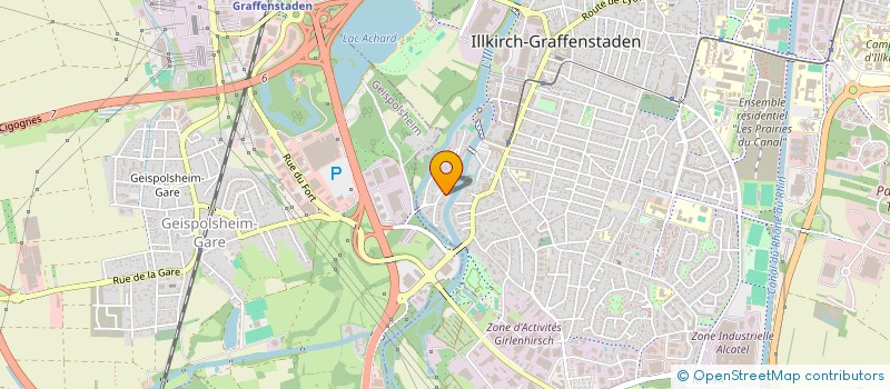 localisation de l'entreprise AMANDINE  ILLKIRCH-GRAFFENSTADEN