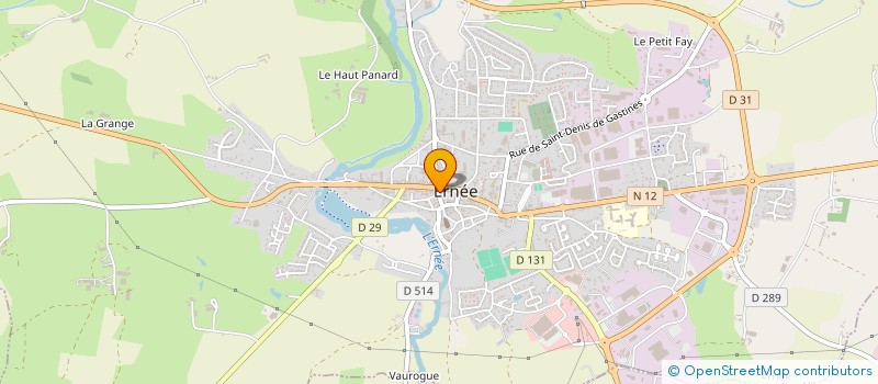 localisation de l'entreprise AMANDINE à ERNEE