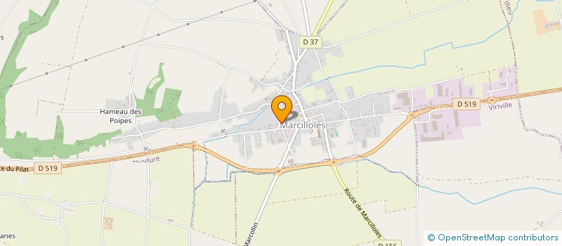 localisation de l'entreprise AMANDINE  MARCILLOLES