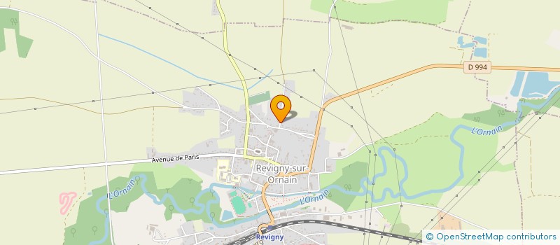 localisation de l'entreprise AMANDINE à REVIGNY-SUR-ORNAIN