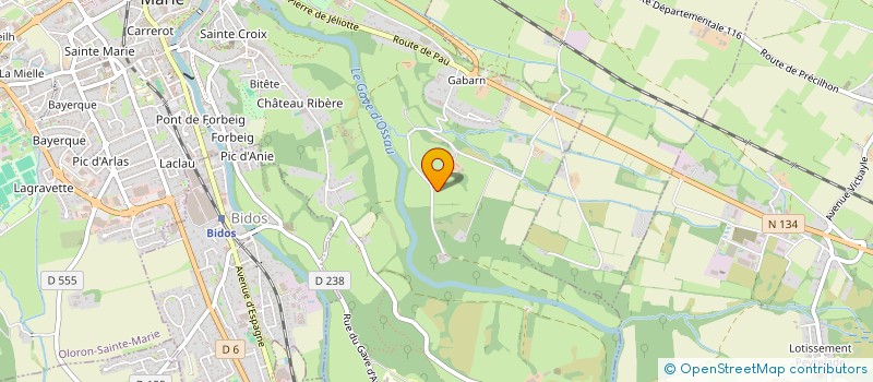 localisation de l'entreprise AMANDINE  OLORON-SAINTE-MARIE