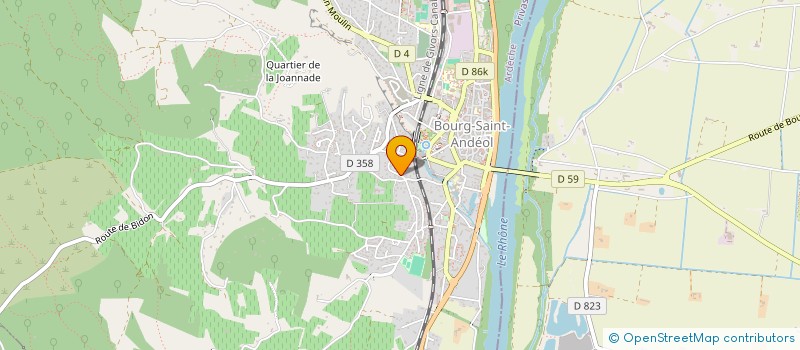 localisation de l'entreprise AMANDINE  BOURG-SAINT-ANDEOL