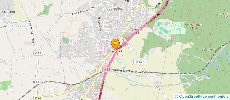 localisation de l'entreprise AMANDINE  VENELLES