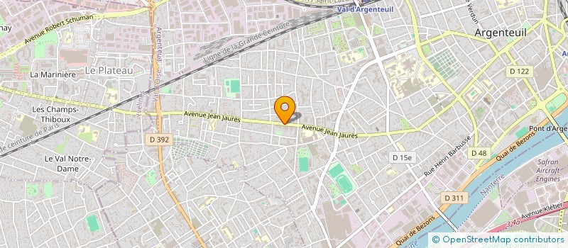 localisation de l'entreprise AMANDINE à CHOISY-LE-ROI