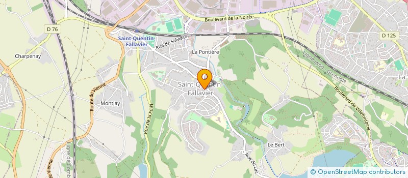 localisation de l'entreprise AMANDINE AND CO  SAINT-QUENTIN-FALLAVIER