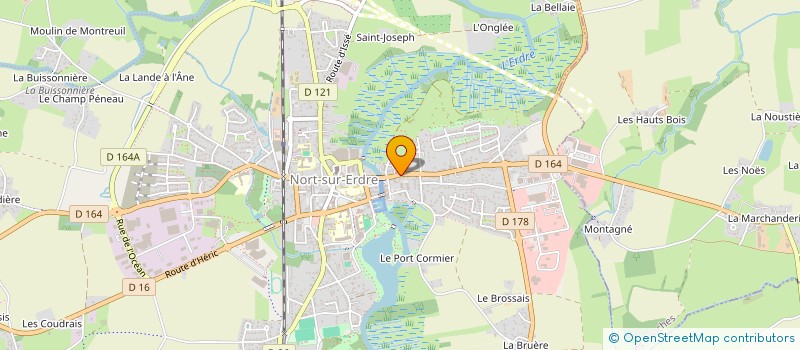 localisation de l'entreprise AMANDINE BOURE à NORT-SUR-ERDRE