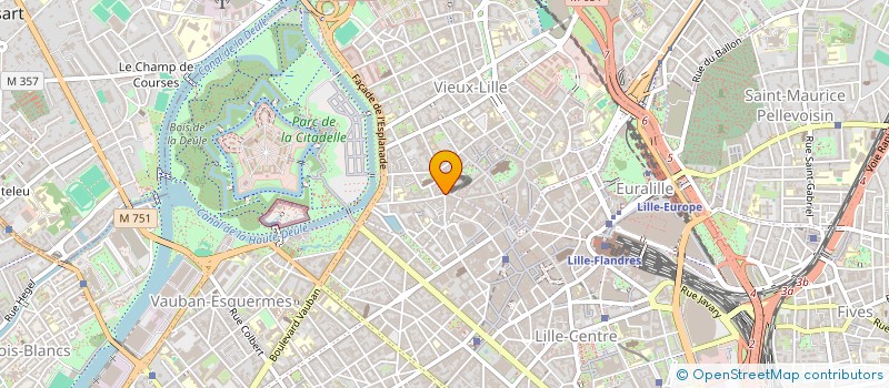 localisation de l'entreprise AMANDINE CROQUE à LILLE