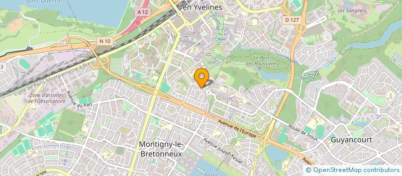 localisation de l'entreprise AMANDINE DE COULON  MONTIGNY-LE-BRETONNEUX
