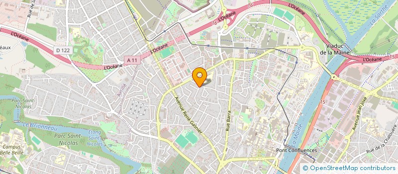 localisation de l'entreprise AMANDINE IMMO à ANGERS