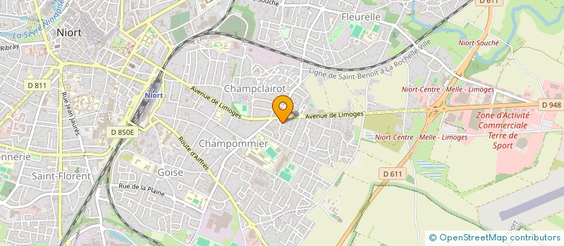 localisation de l'entreprise AMANDINE MIE à NIORT