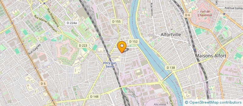 localisation de l'entreprise AMANDINE MOUSSEAU à VITRY-SUR-SEINE