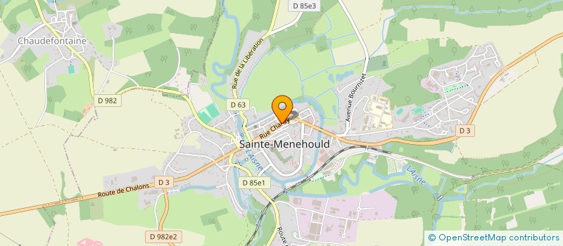 localisation de l'entreprise AMANDINE NEMESIN à SAINTE-MENEHOULD