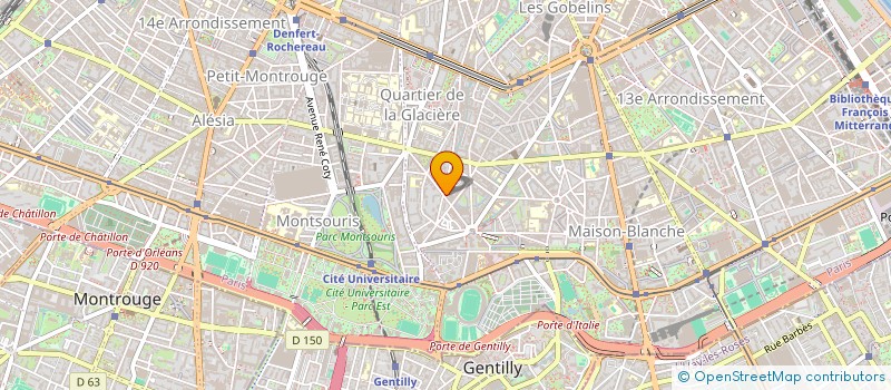 localisation de l'entreprise AMANDINE RODRIGUES ET EMMANUELLE FRANCOIS ARCHITECTE  PARIS