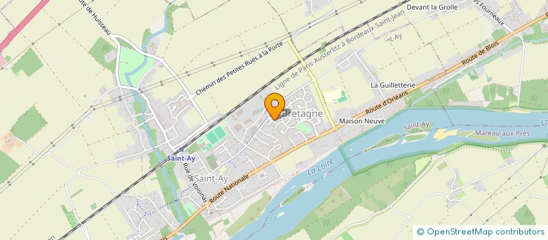 localisation de l'entreprise AMANDINE SARL à SAINT-AY